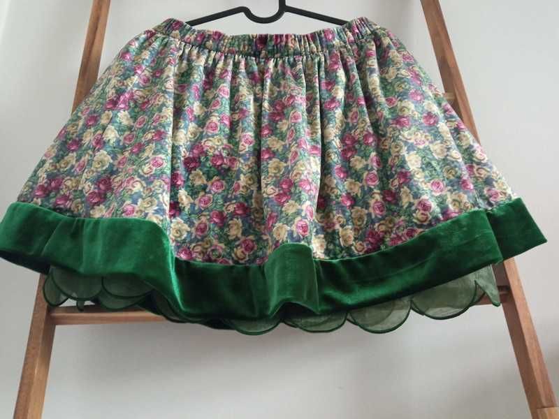 Ochirly 164 spódniczka z weluru i tiulu