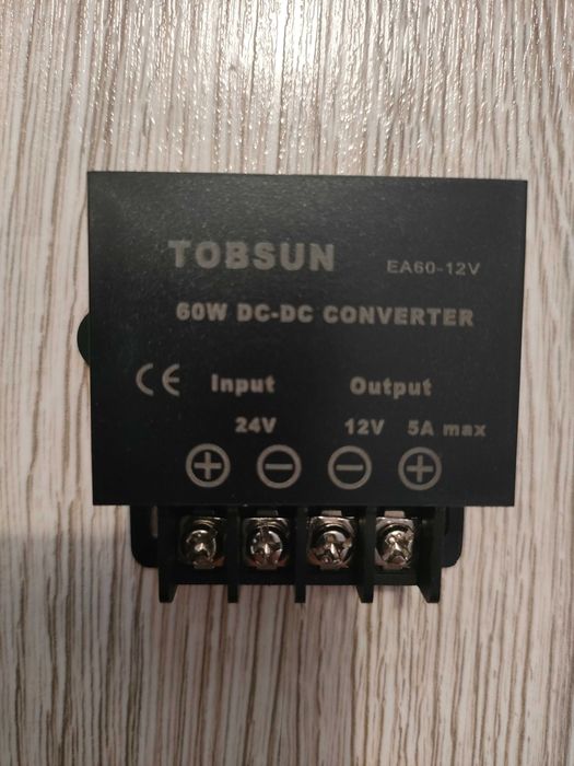 TOBSUN Przetwornica napięcia DC/DC Step Down 24V -> 12V 5A