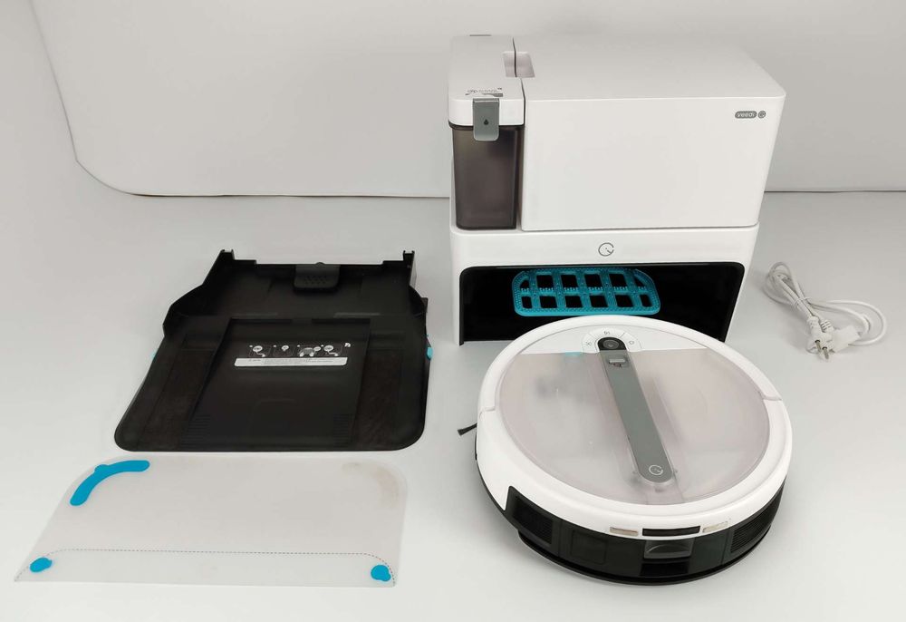 Yeedi Cube Robot odkurzający z funkcją wycierania,stacja odsysająca,1l