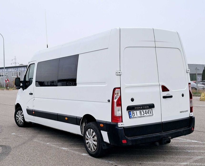 Renault Master III max 9os. webasto, klima, konfiguracja foteli