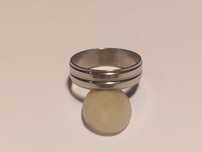 Anel Aço Inoxidável Size 21 - Resistente, Brilhante e Antialérgico