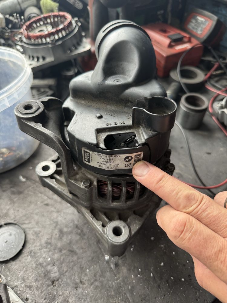 Alternator m52 m52tu m54 Valeo Bmw e39 e46 e38 90A 14V