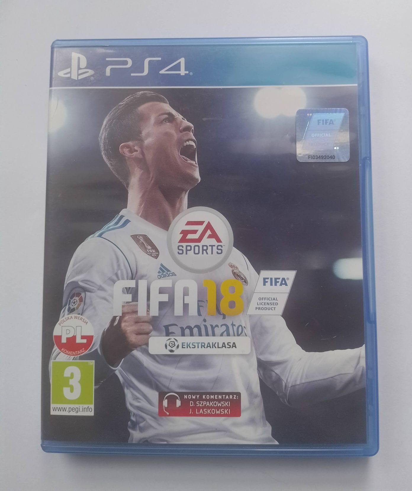 Gra FIFA 18 na PS 4