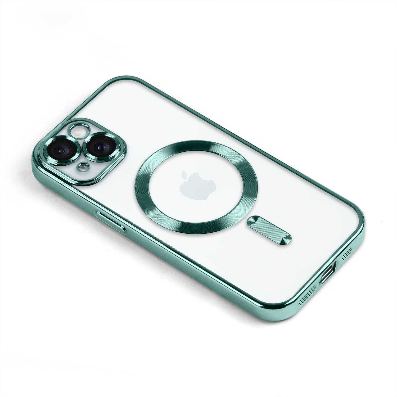 Etui do Iphone 13/14/15 Plus Pro Max Magsafe Plecki Obudowa Zielony