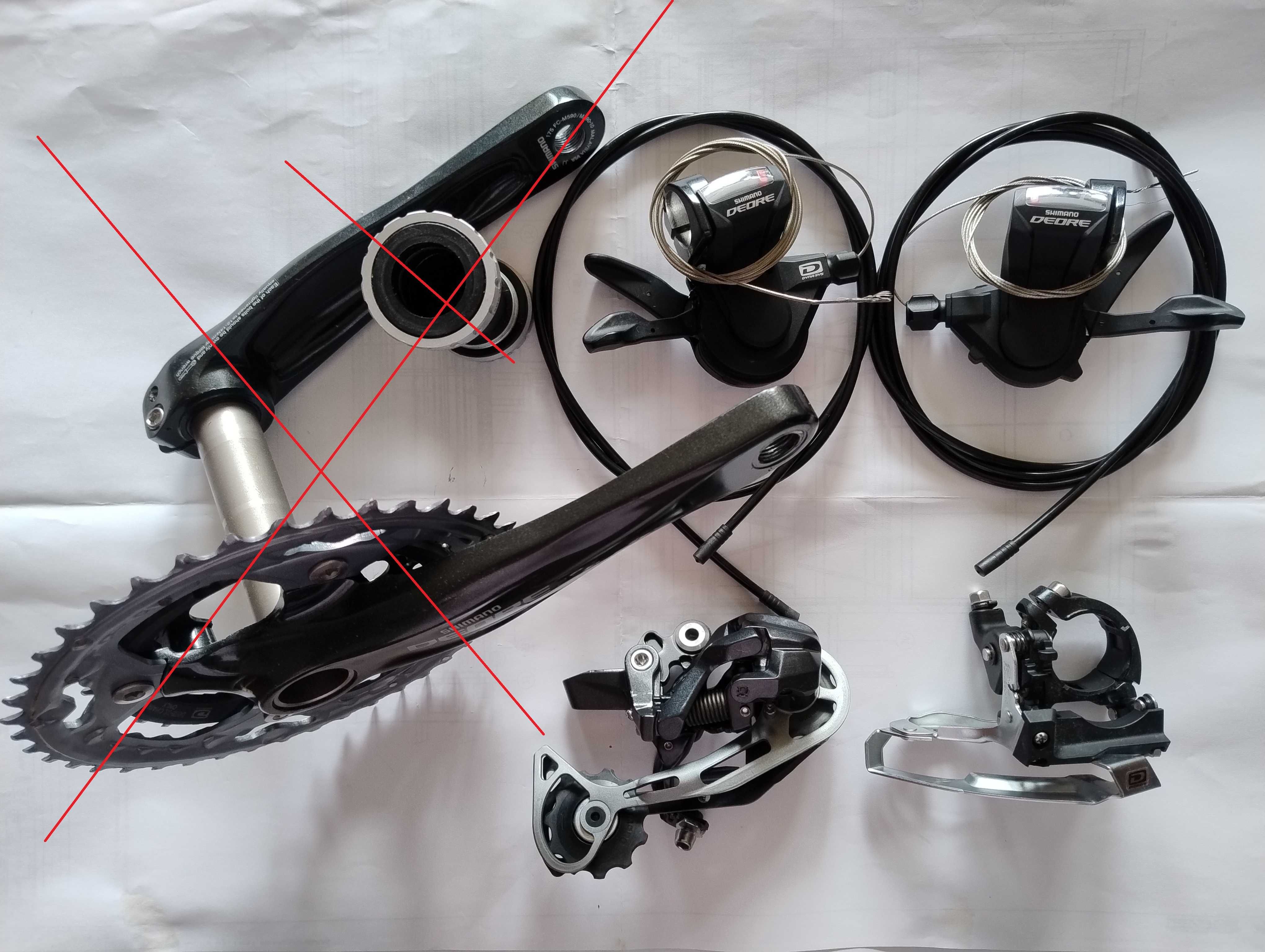 Компоненти трансмісії Shimano Deore