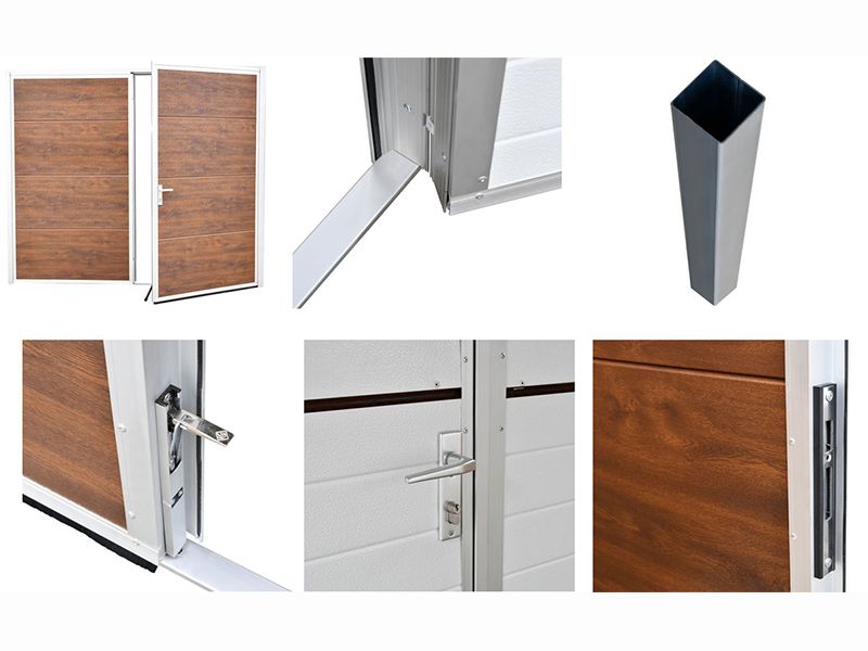 Brama Garażowa Segmentowa Rozwierna Drzwi Garażowe Panelowe na Wymiar