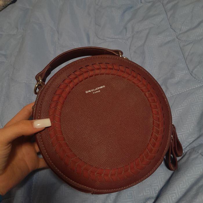 Сумка оранжево-бордова Б/у