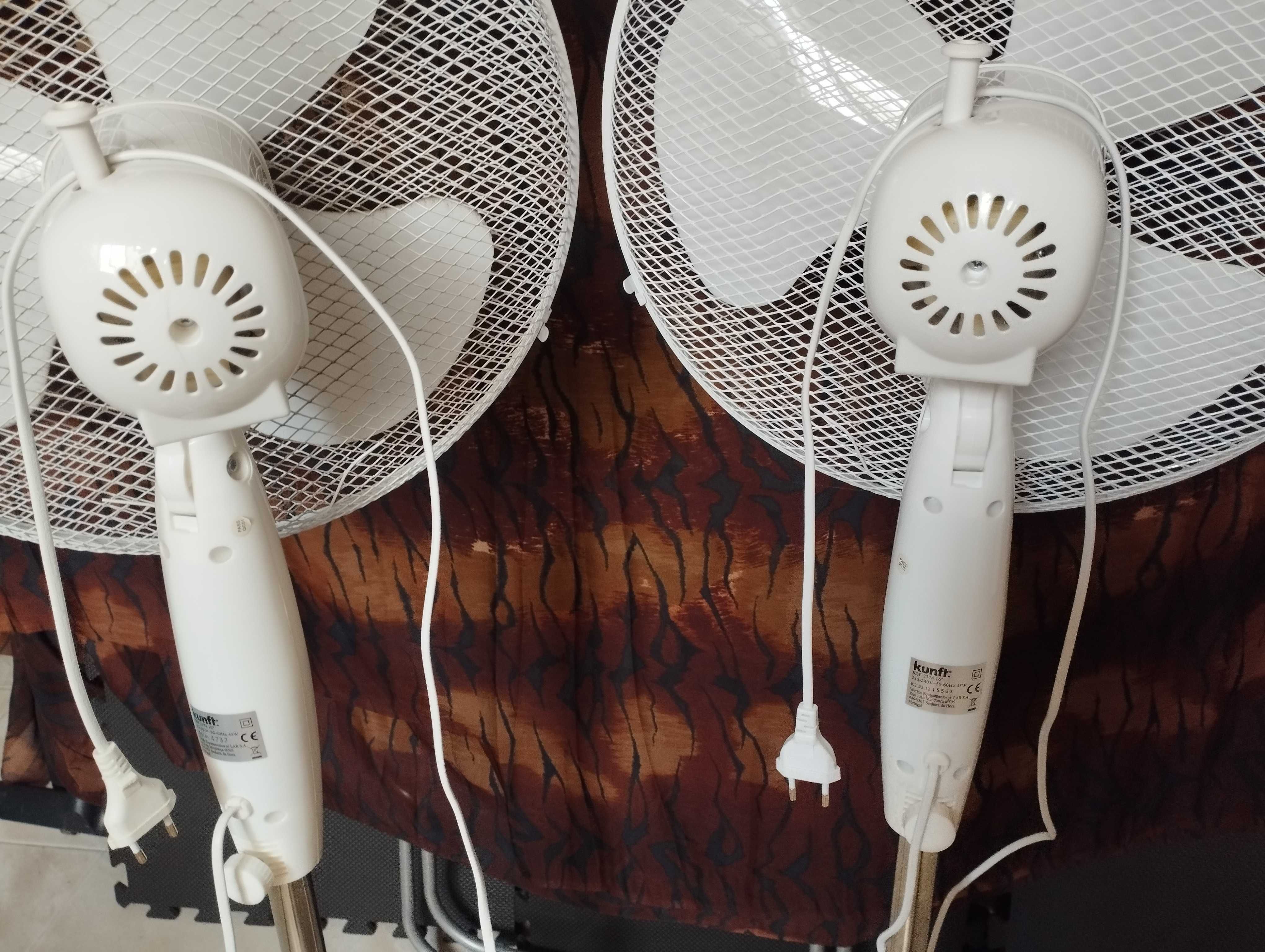 Ventoinhas de Pé marca KUNFT, em muito bom