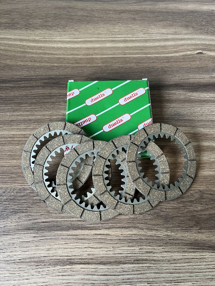 NOWY KOMPLET DUELLS tarcz tarcze sprzęgła MZ ETZ 250 ETZ 251 MZ TS 250
