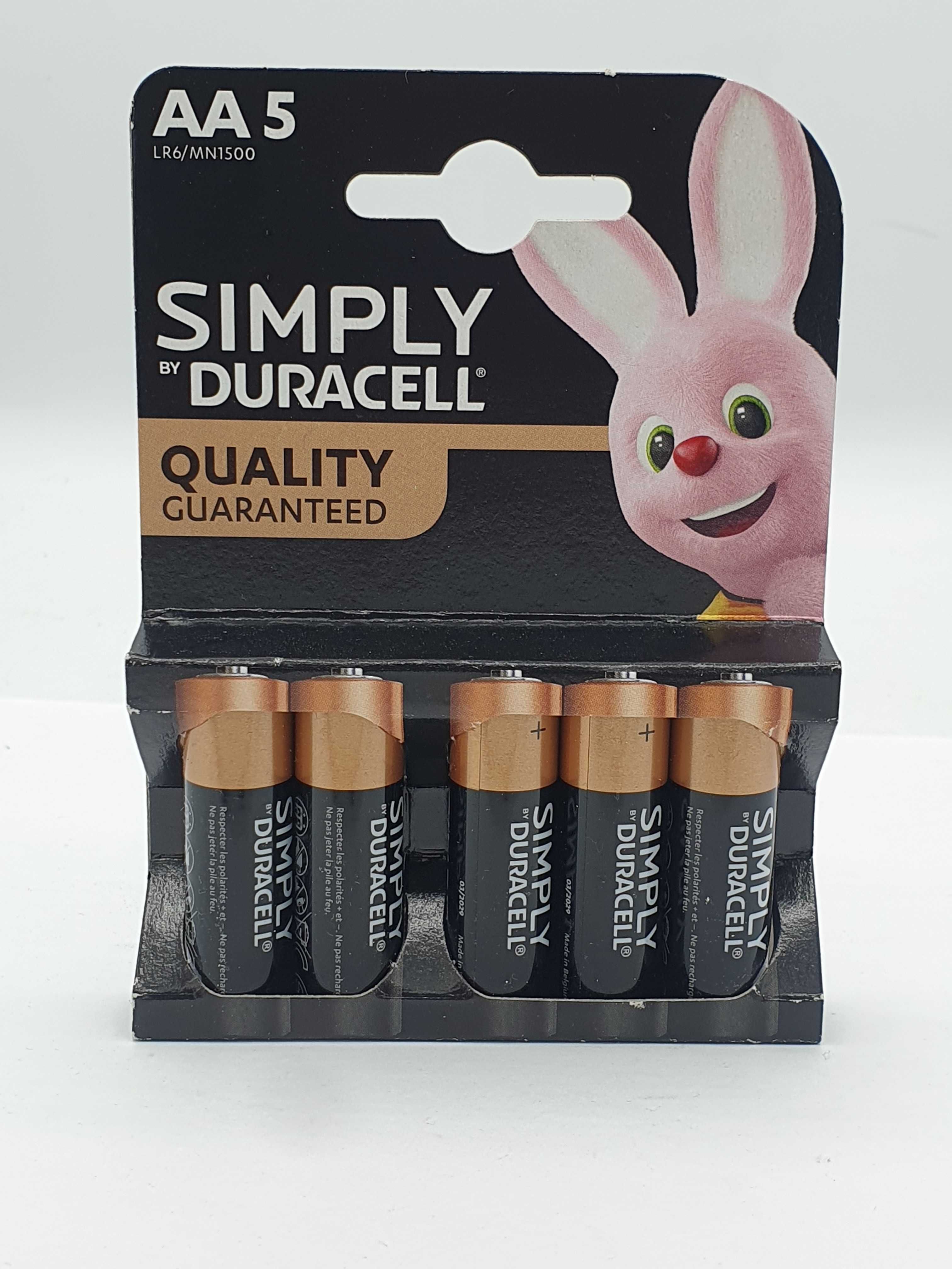 Bateria alkaliczna Duracell AA (R6) 5 szt.