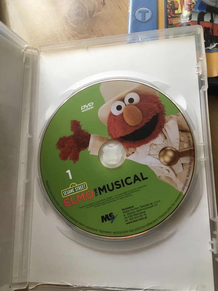 Bajki dvd Tomek i przyjaciele,Madagascar,Playmobil,Elmo i inne