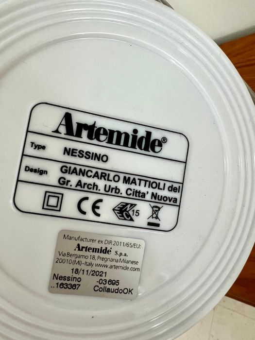 Candeeiro Nessino em cor branco