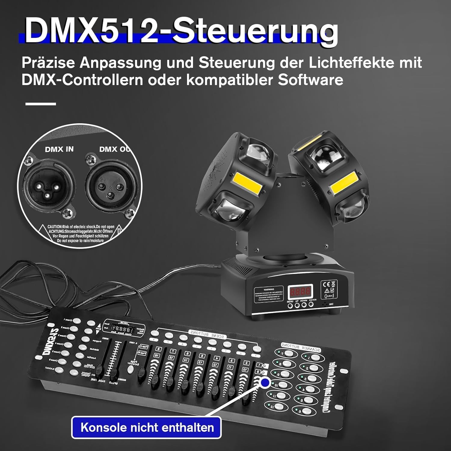 Oświetlenie sceniczne DMX512 120W