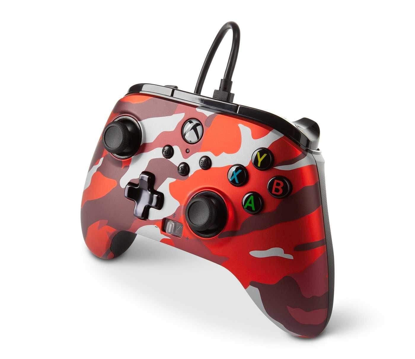 PowerA Xbox Series Pad przewodowy Enhanced Metallic Red Camo