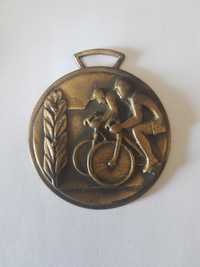Medalha Antiga Alusiva ao Ciclismo