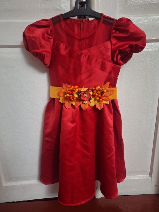 Костюм осінь, листочок, осінній образ в садочок, віночок осінь