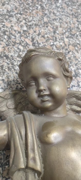 Anjo dourado candeeiro