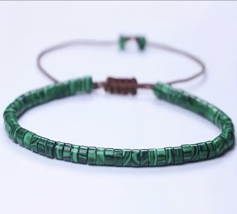Bransoletka z malachitu