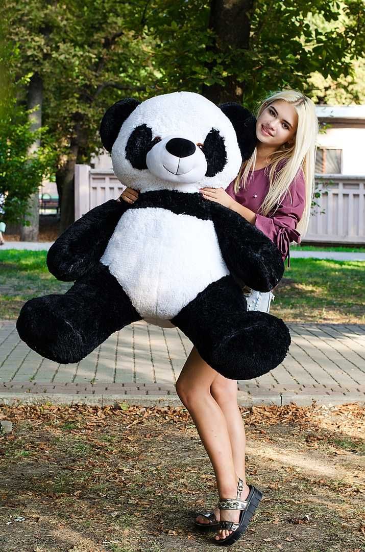 Большая мягкая панда 140см. Плюшевая панда. Большой мишка панда