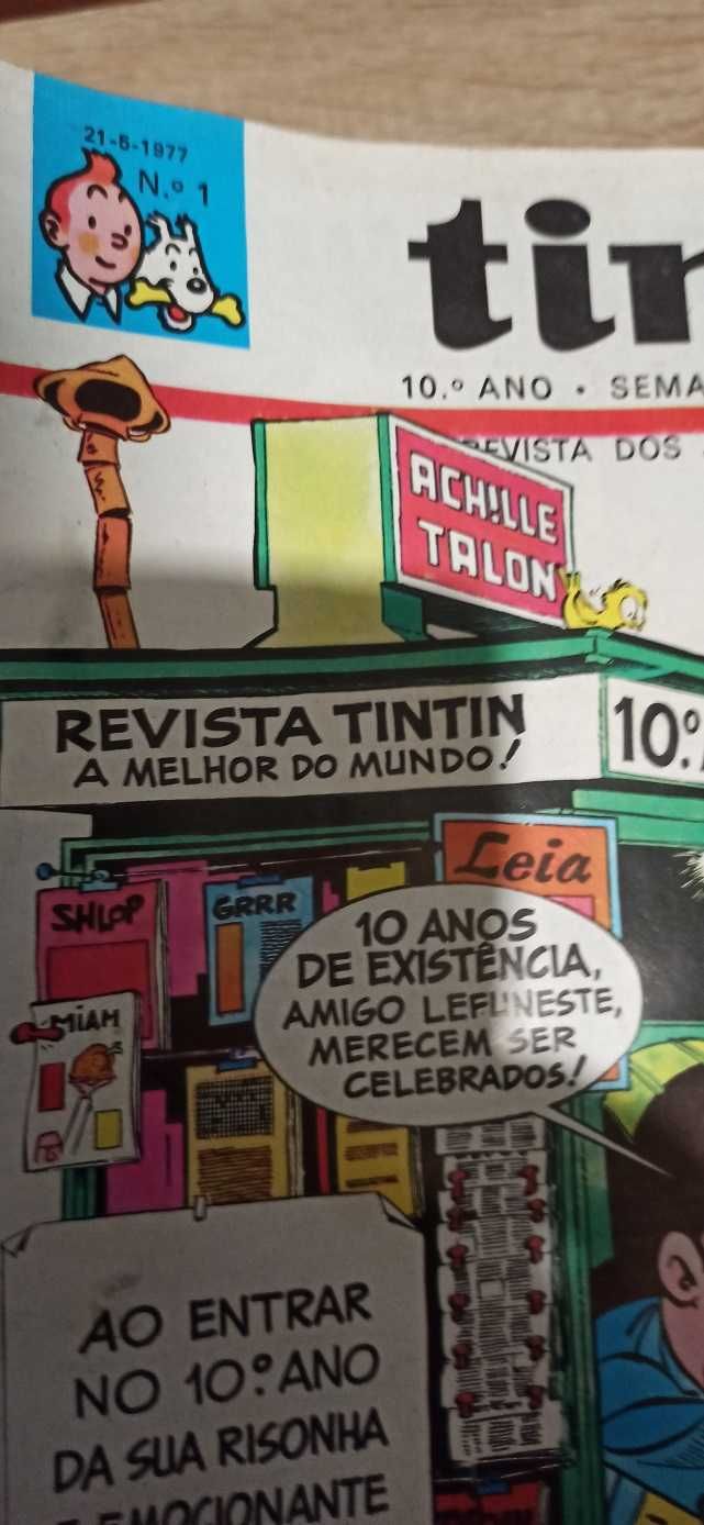 10º e 14º ano completo da Revista Tintin 1977/78 1981/82