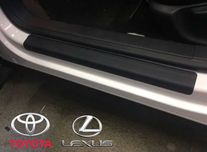 Захисна плівка защитная пленка наклейки на пороги авто Toyota Lexus