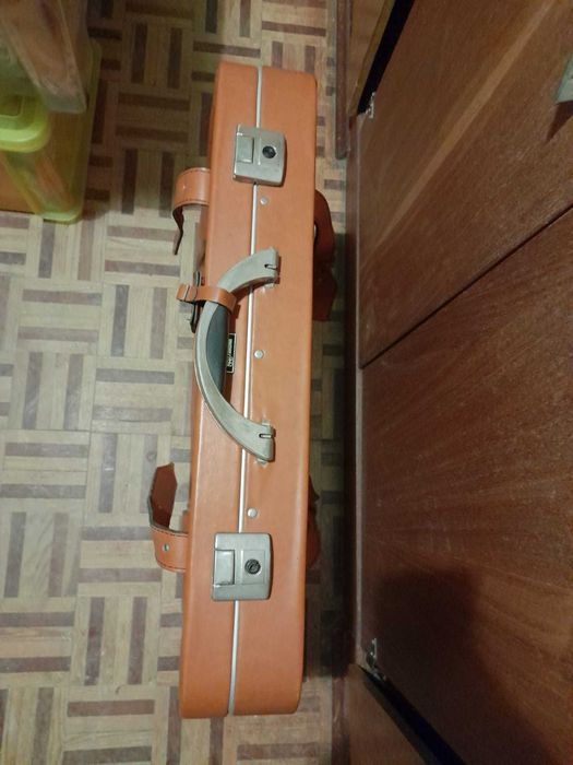 Mala de viagem em pele VINTAGE