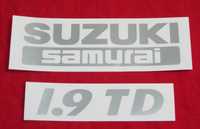 Autocolantes SUZUKI Vitara JLX 1.9 TD e Samurai 1.9 TD