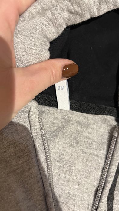 Bluza kaptur szara 74 chłopiec