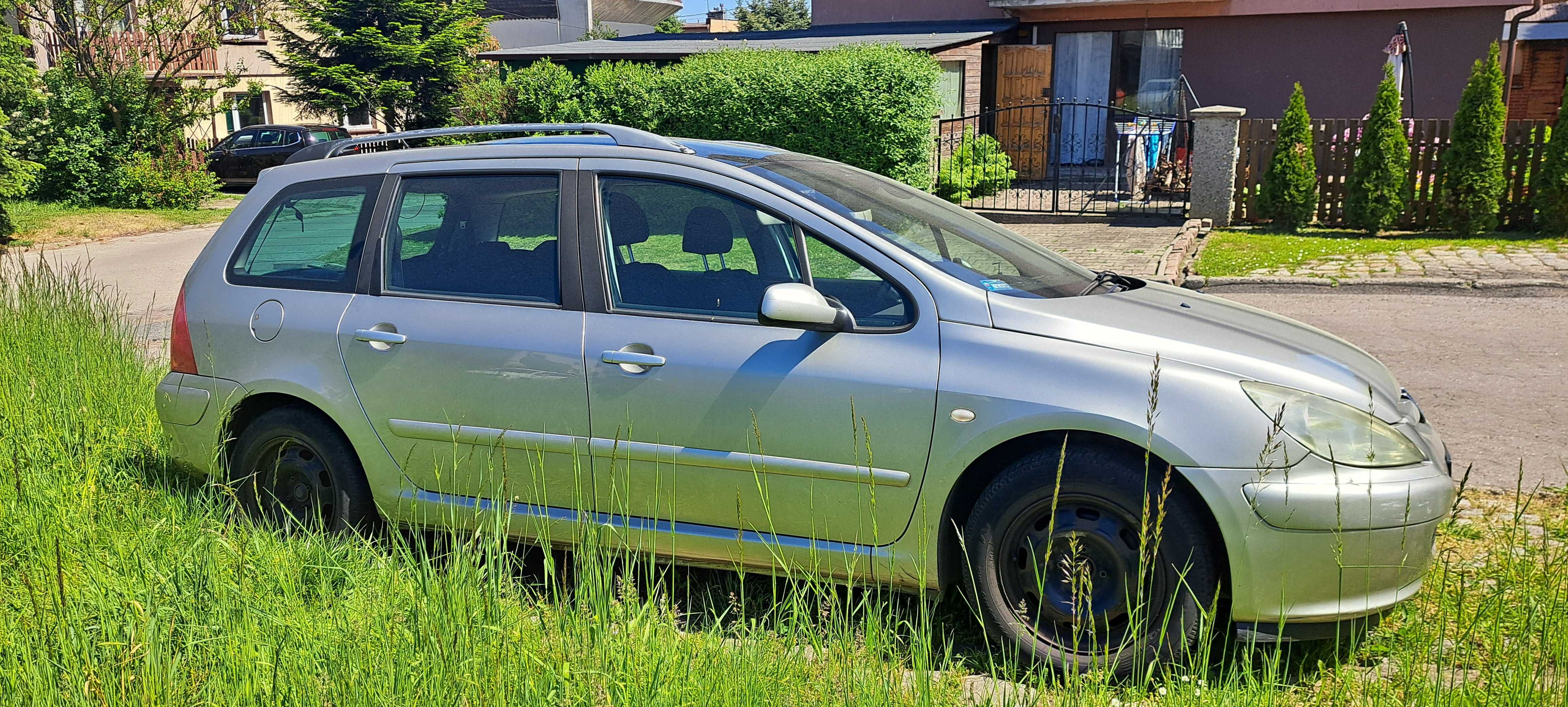 Peugeot 307 SW gaz, hak, uszkodzone sprzegło