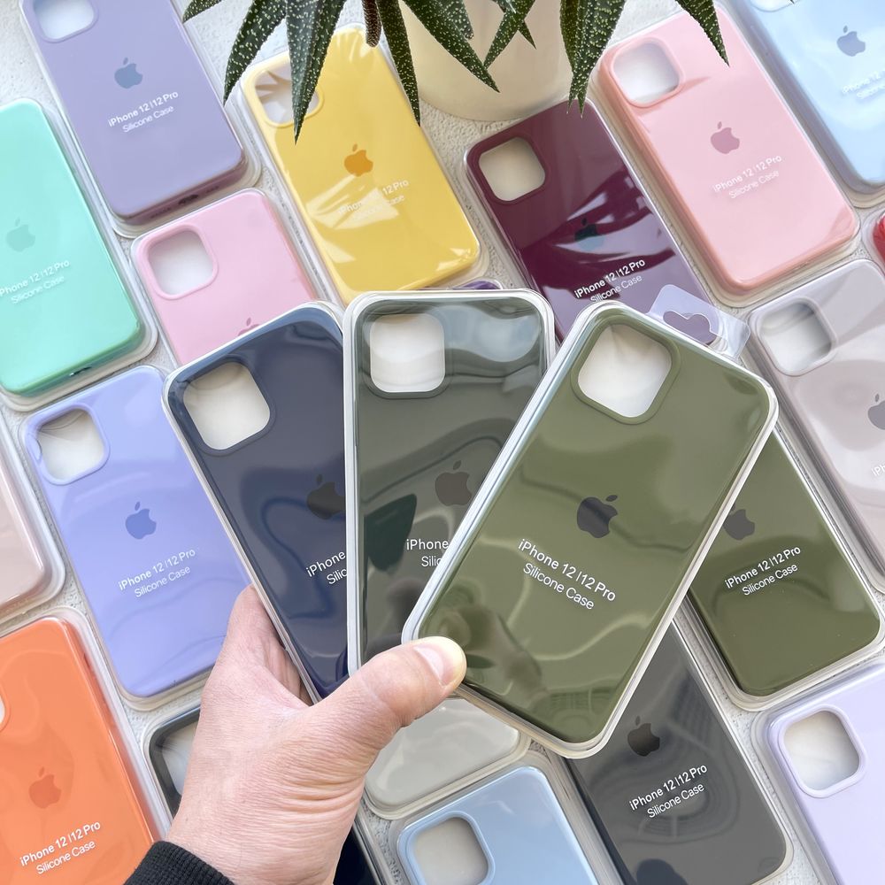 Чохол Silicone case для iPhone 12 / 12 Pro Чехол на Айфон 12 / 12 Про