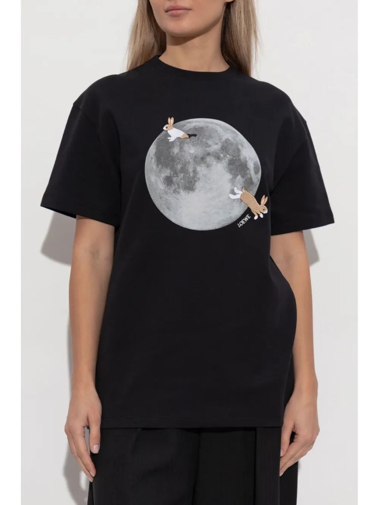 Футболка Loewe x Suna Fujita Rabbit Moon T-shirt S