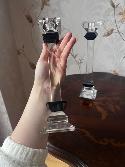 Kryształowe świeczniki