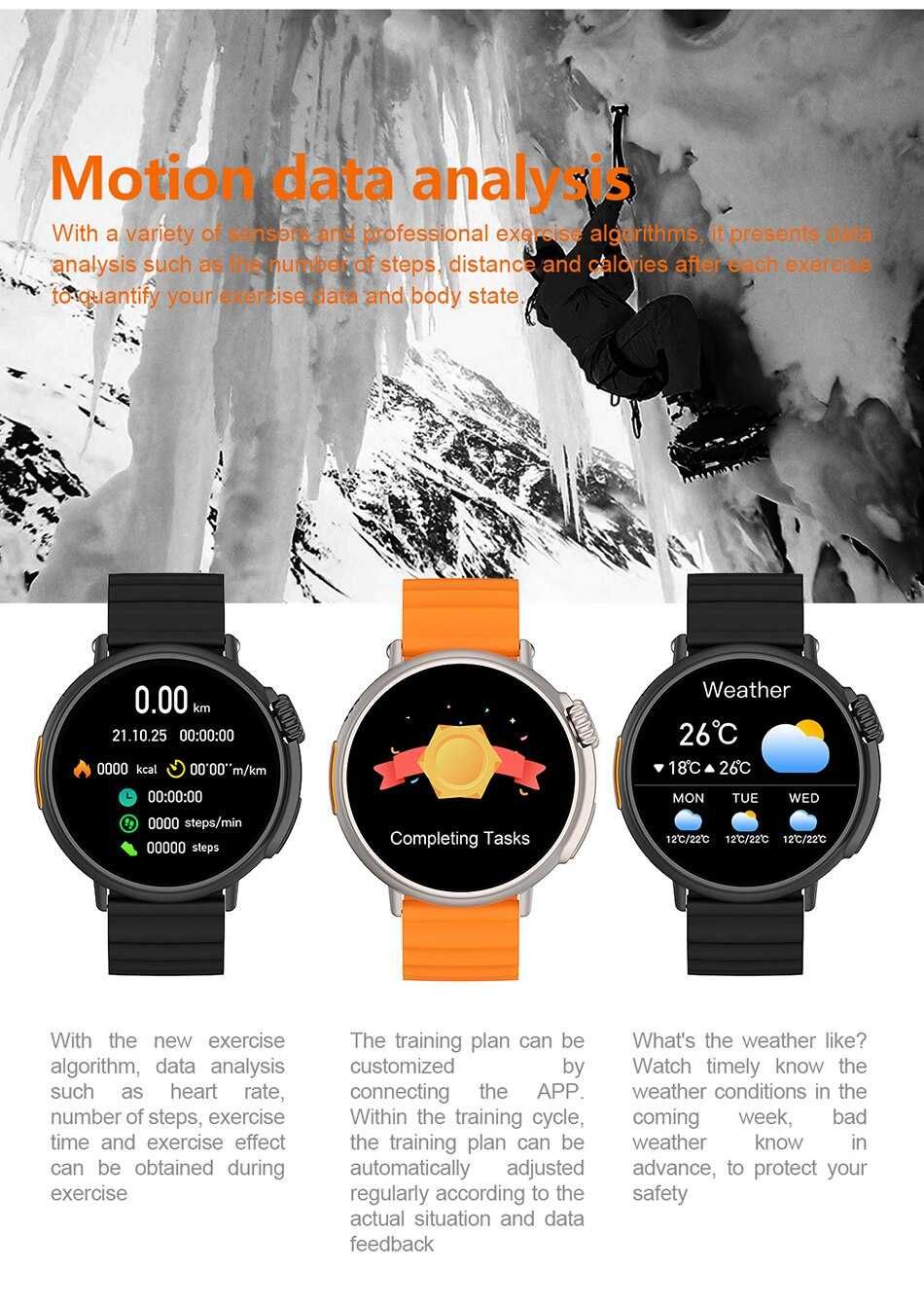 1+1 Smartwatch ULTRA S9 HD 1,6` AMOLED + GT88 GRATIS !!
