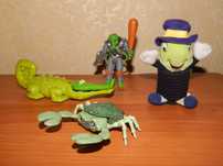 Игрушки из Макдоналдс McDonald's Хеппи Мил Happy Meal крокодил сверчок