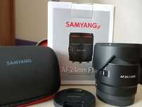 O| Sony E Samyang AF 24 1.8 - gwarancja 1 rok
