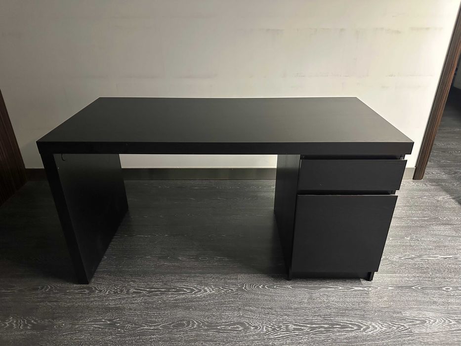 Biurko czarne Biurko białe Używane Ikea Malm