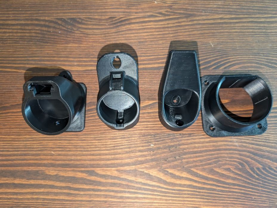 Кріплення зарядки type 1 type2 gbt nacs tesla leaf zoe byd