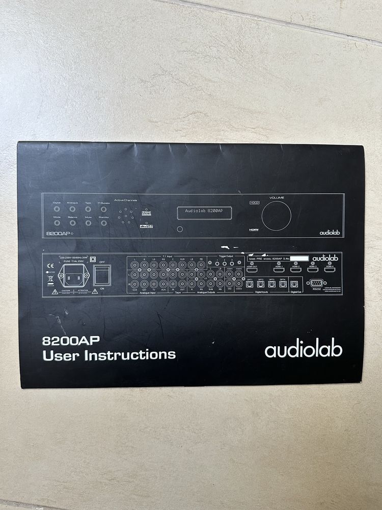 Pré Amplificador Audiolab 8200AP