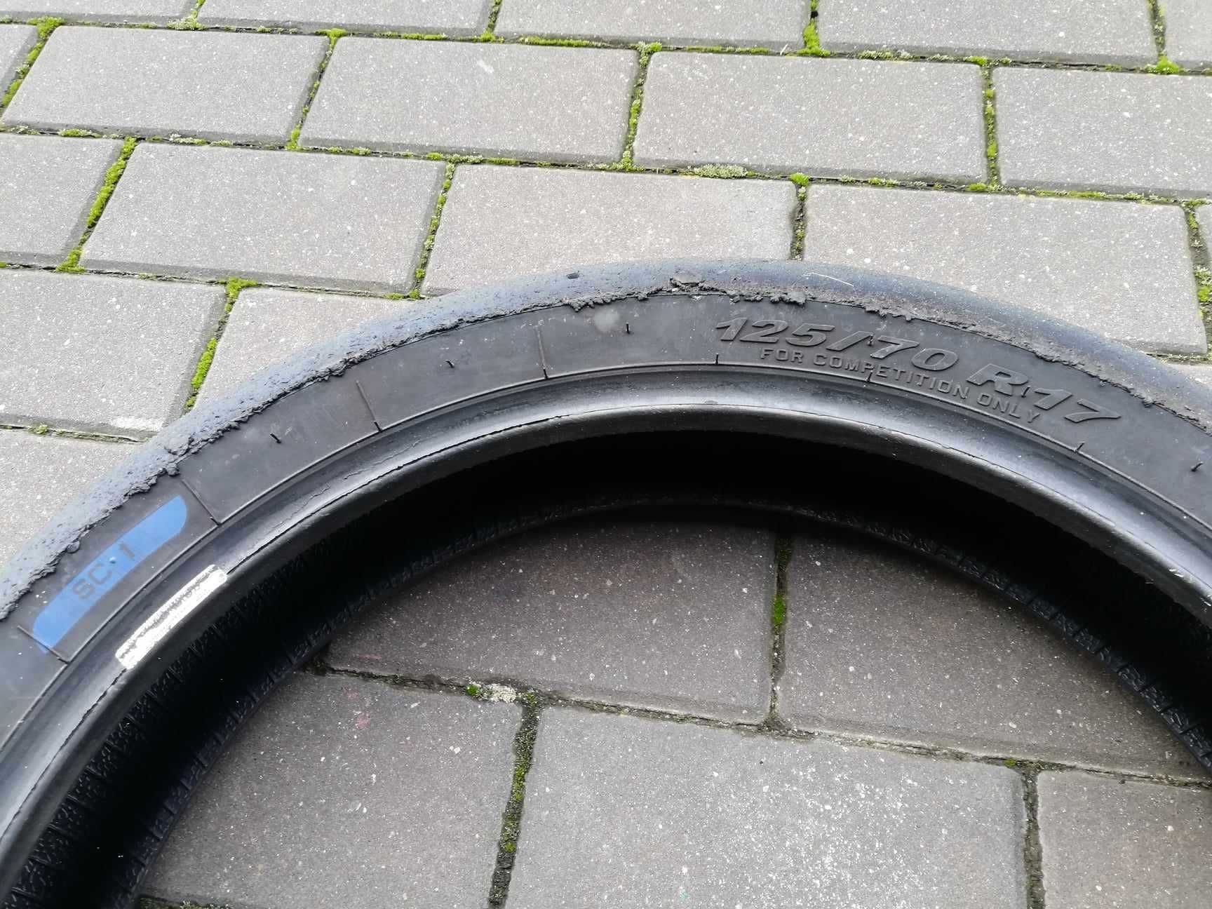 Opona SUPERBIKE 125/70-17 SC1 / 120/70/17 slick, SUPERCORSA  D213 tor