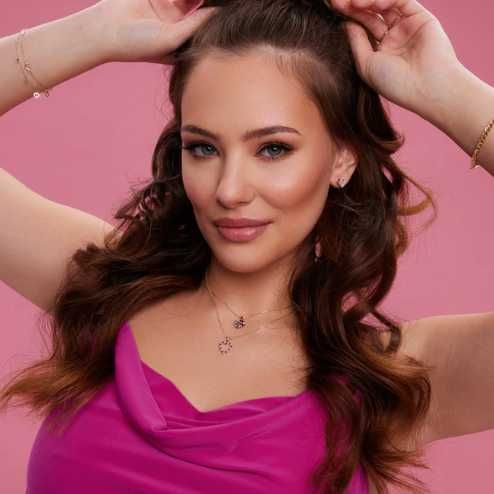 Zawieszka złota z szafirami, rubinami i diamentami 19667 verona