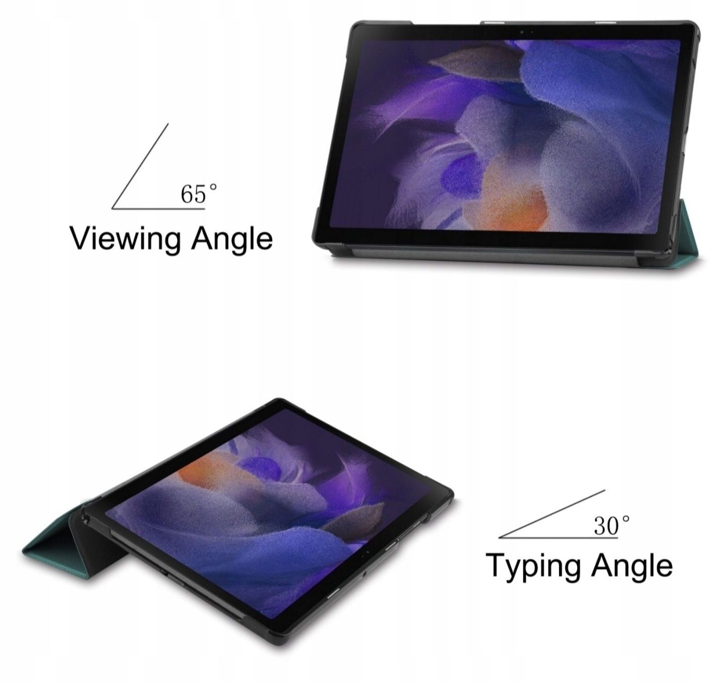 Ochrona ⁃ Etui dla Samsung Galaxy Tab A8
Tab A8 2021 w Kolorze Ciemn