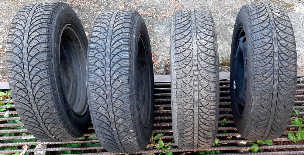 Opony na felgach stalowych 165/70R14