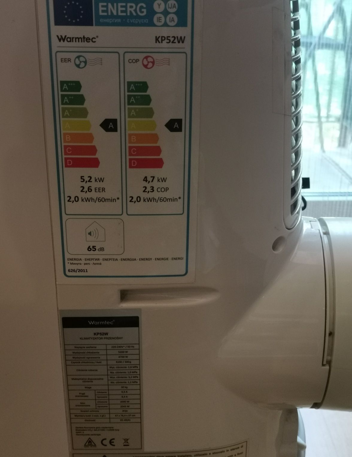 Klimatyzator Warmtec 52W (4w1) - jeden z najmocniejszych na rynku!