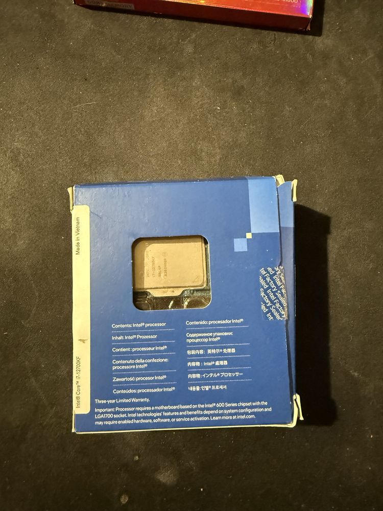 Procesor intel i7 12700kf