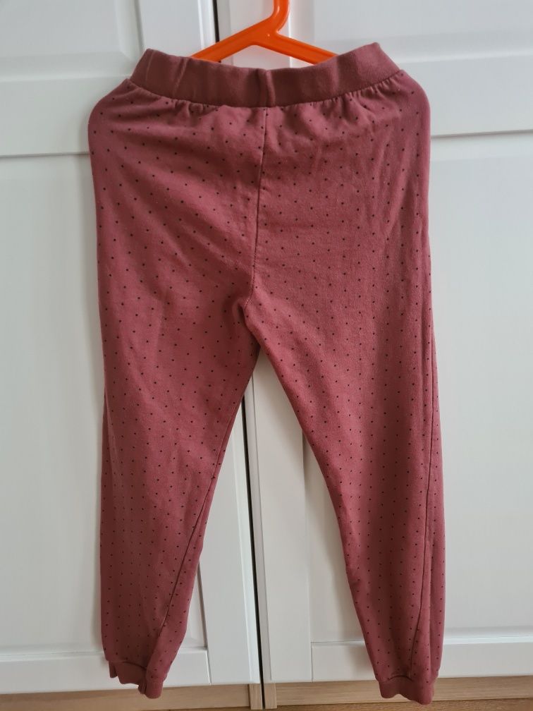 Spodnie dresowe/dresy dziewczęce little kids r. 134 bdb