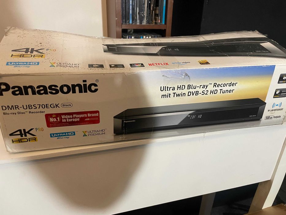 Panasonic DMR-UBS70EGK (odtwarzacz, nagrywarka, blueray)
