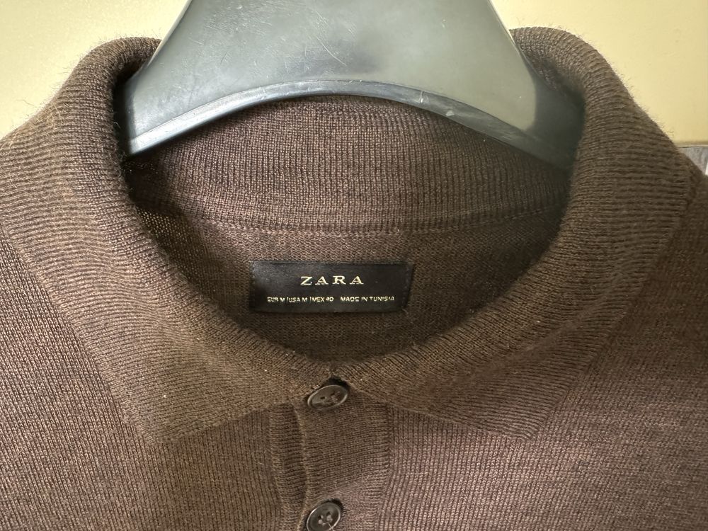 Поло с длинным куравом Zara