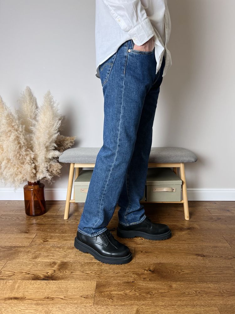 Чоловічі джинси сині оригінальні Levi’s 501 Straight fit
