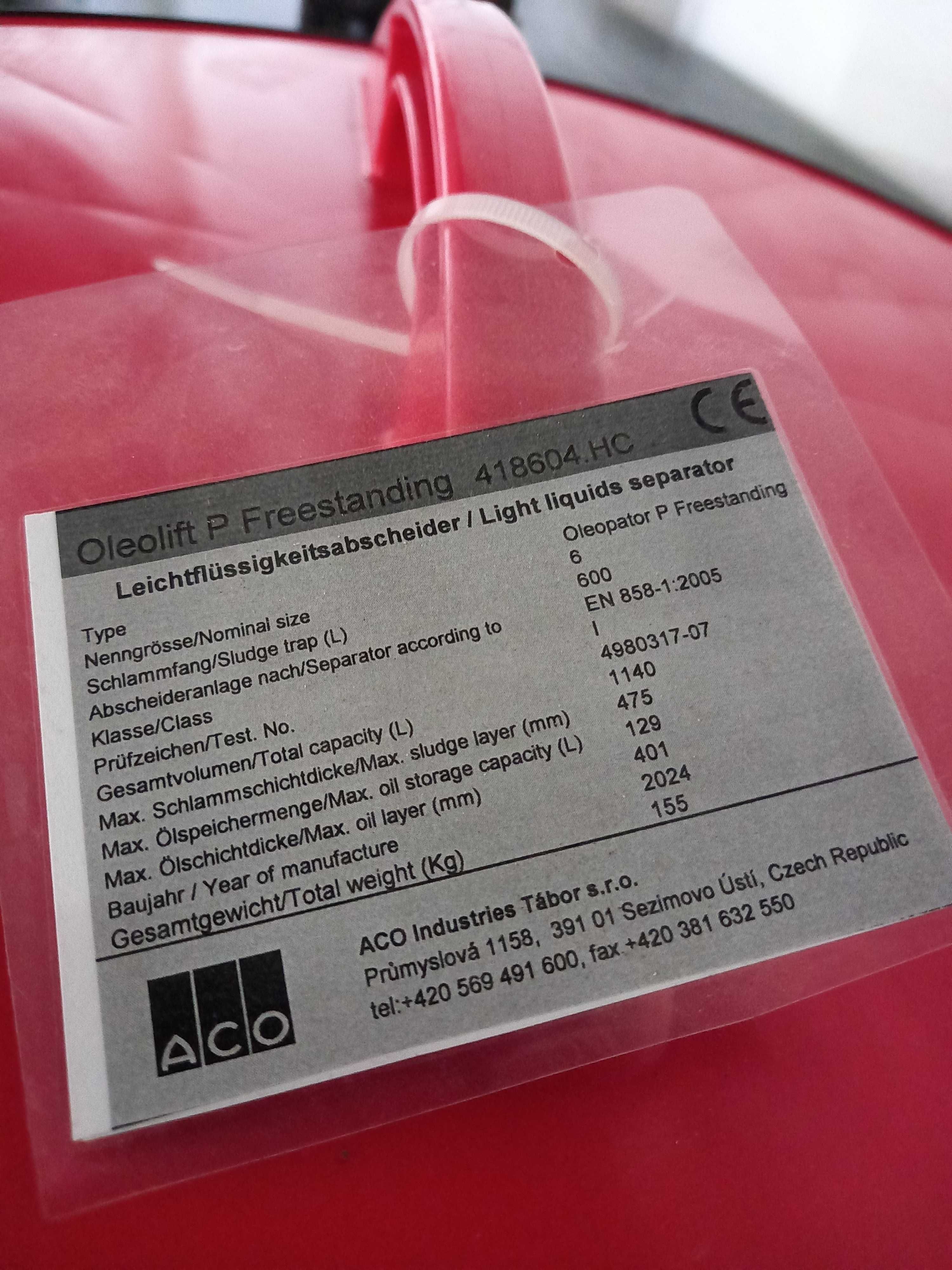 Separador de Hidrocarbonetos ACO e Sistema Óptico de Alerta
