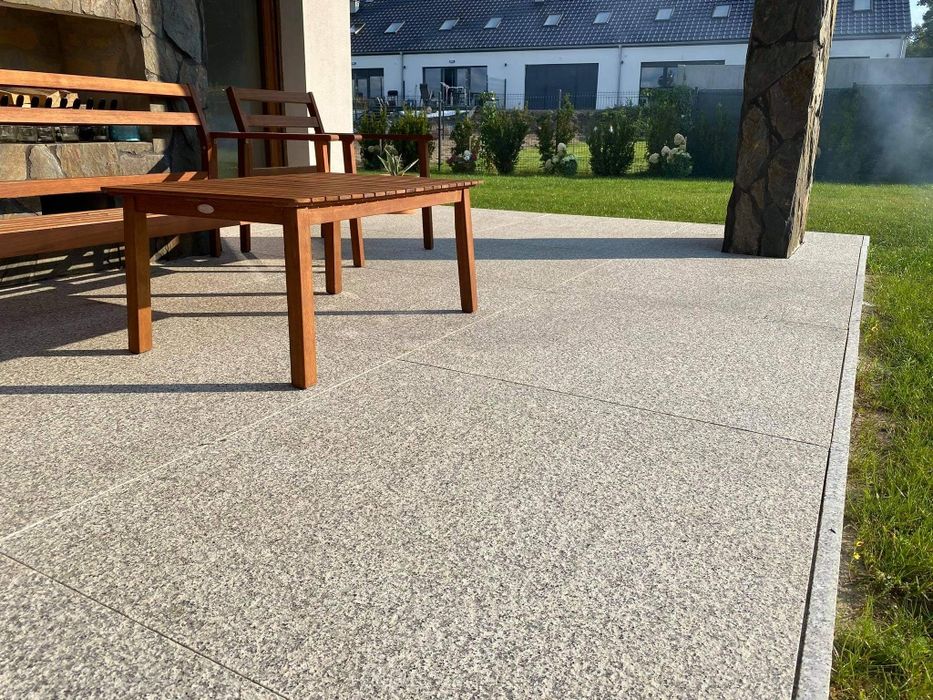 Płytki granitowe płytki chodnikowe posadzka granitowa  płytki taras